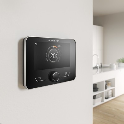Poza Termostat ambient Ariston SENSYS HD 2 negru, programabil, cu fir. Poza 20318