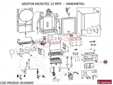 Poza Manometru centrale termice Ariston MICROTEC SI MICROGENUS