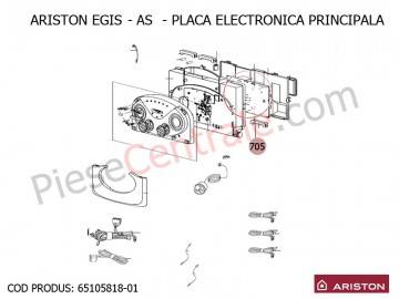 Poza Placa electonica principala centrale termice Ariston Egis, AS