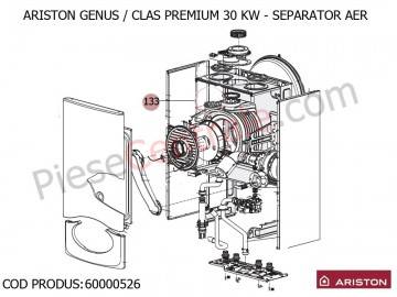 Poza Separator aer centrale termice Ariston Genus, Clas Premium