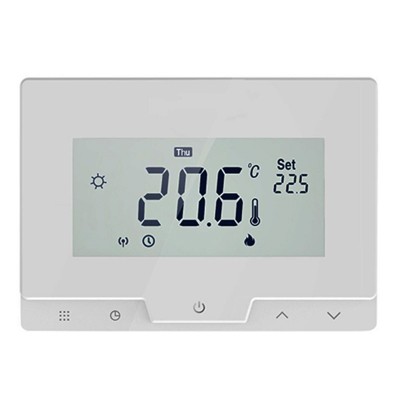 Poza Termostat ambiental programabil cu control vocal ALEXA, prin internet Division Gas DG19 WI-FI ALB. Poza 9549