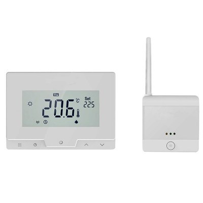 Poza Termostat ambiental programabil cu control vocal ALEXA, prin internet Division Gas DG19 WI-FI ALB. Poza 9550