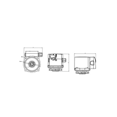 Poza Motor pompa Duca BPS-G 15-70, 3 trepte de putere, inlocuitoare pentru Grundfos. Poza 9562