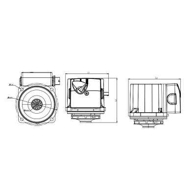 Poza Motor pompa Duca BPS-W 15-60, 3 trepte de putere, inlocuitoare pentru Wilo. Poza 9604