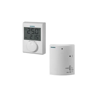 Poza Termostat wireless neprogramabil Siemens RDH100RF Set, digital. Poza 10984